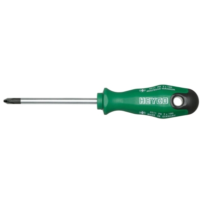 4511-4 Отвёртка крестовая, PH 4 x 200 мм, 2К ручка, вспомогательный шестигранник