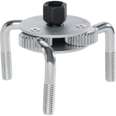 50801329 Съёмник масляного фильтра трёхлапый самозажимной "краб", ? 65-120 мм, 1/2” и 3/8”