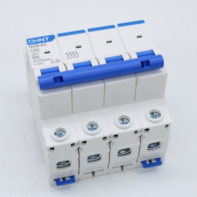 CHINT Авт. выкл. NXB-63 4P 50A 6кА х-ка C