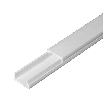 Кабель-канал 20х10 L2000 с двойным замком бел. PR.0325203