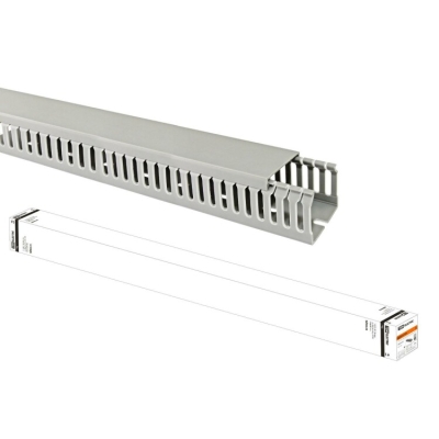 Кабель-канал перфорированный 25х60 перфорация 4/6мм (32 м) SQ0410-0016