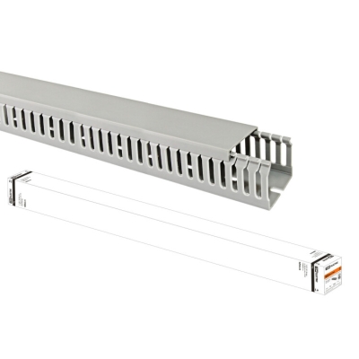 Кабель-канал перфорированный 50х50 перфорация 6/8 (24 м) SQ0410-0005