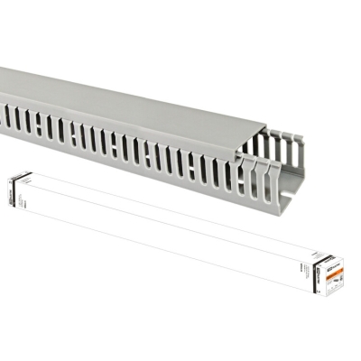 Кабель-канал перфорированный 60х60 перфорация 4/7 (16 м) SQ0410-0006
