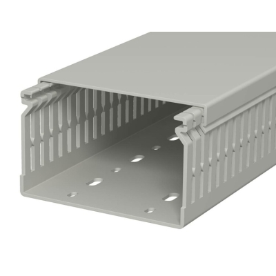 Кабель-канал перфорированный распределительный LK4 N 60x100x2000 мм (перфокороб) ПВХ, серый RAL7030LK4 N 60100 6178211