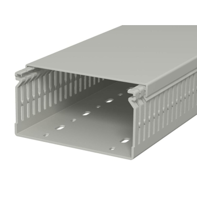 Кабель-канал перфорированный распределительный LK4 N 60x120x2000 мм (перфокороб) ПВХ, серый RAL7030LK4 N 60120 6178213