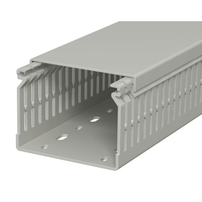 Кабель-канал перфорированный распределительный LK4 N 60x80x2000 мм (перфокороб) ПВХ, серый RAL7030LK4 N 60080 6178209