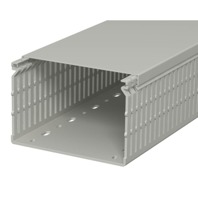 Кабель-канал перфорированный распределительный LK4 N 80x120x2000 мм (перфокороб) ПВХ, серый RAL7030LK4 N 80120 6178236
