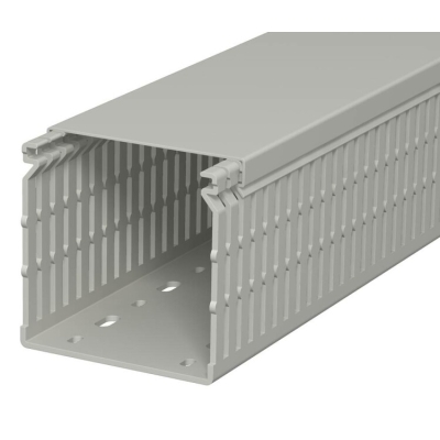 Кабель-канал перфорированный распределительный LK4 N 80x80x2000 мм (перфокороб) ПВХ, серый RAL7030LK4 N 80080 6178231
