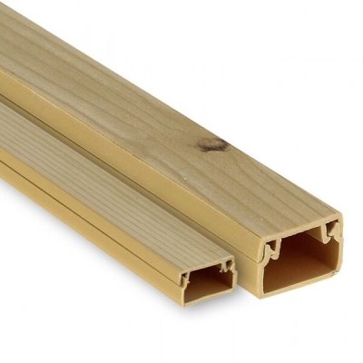 Канал кабельный (100х60) (18 м) светлое дерево Plast kk-100-60w