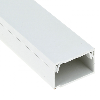 Канал кабельный (80х60) (8 м) белый Plast kk-80-60