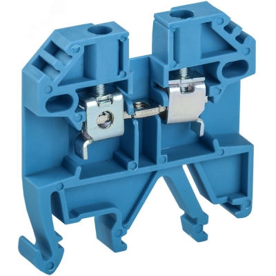 Клемма винтовая КВИ-2.5кв.мм синяя YZN30-002-K07