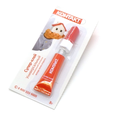 Клей КОНТАКТ моментальный 3 гр.