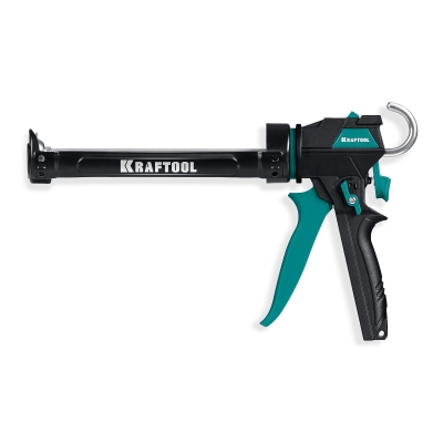 KRAFTOOL ULTRA 310 мл, вариативная антикапельная система, регулировка силы давления, усиленный cкелетный поворотный пистолет для герметика (06679)