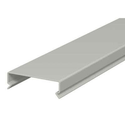 Крышка кабель-канала LKV 50 мм, ПВХ, серыйLKV D 50 6178508