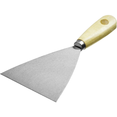 MIRAX 100 мм, деревянная ручка, стальной, шпатель (1000-100)