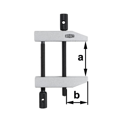 PA40 Струбцина параллельная 46/26, двойной винт