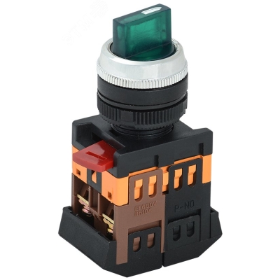 Переключатель ANC-22-2 на 2 фикс. полож. зел. 1з+1р BSW10-ANC-2-K06