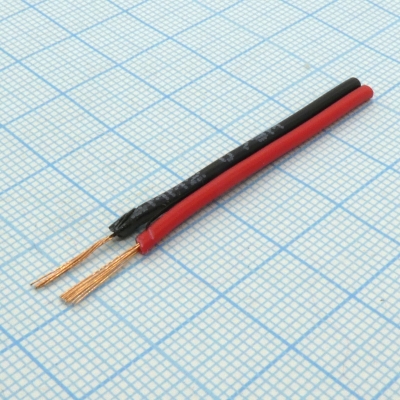 Провод акустический 2 х 0.35мм.кв.кр/ч