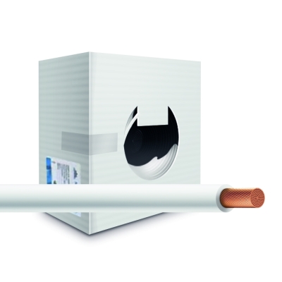 Провод монтажный cabH05V-K-1x1-b200-whi