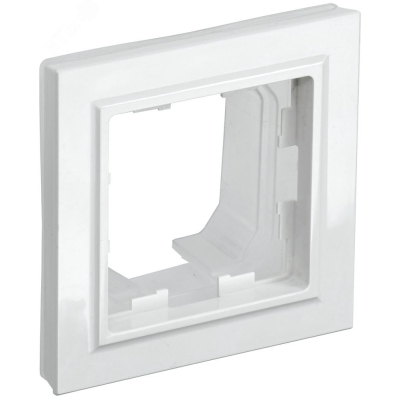 Рамка 1-м IP44 BRITE РУ-1-БрБ-44 бел. BR-M12-44-K01