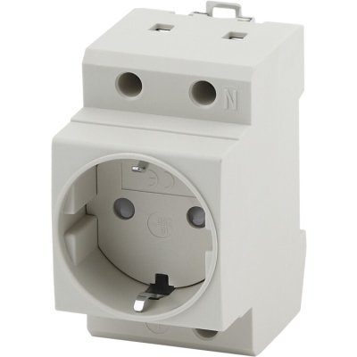 Розетка на DIN-рейку PRO MRD10-16-E 16А с заземлением1шт Б0057482