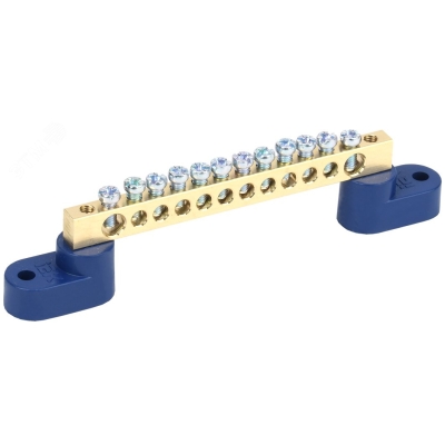 Шина нулевая ШНИ-6х9-12 У2-С на 2-х. угл. изол. YNN10-69-12C2-K07