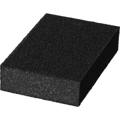 STAYER Р120, 100 х 68 х 26 мм, водостойкая, четырехсторонняя шлифовальная губка (3560-1)