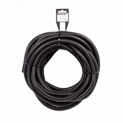 Труба автомобильная гофрированная ПП, 12,7мм, разрезная, бухта 10м, 15-1310