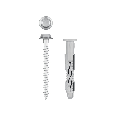 ЗУБР ФД-Ц 10 x 80 мм, фасадный дюбель, нейлон/цинк, 50 шт (301455-080)