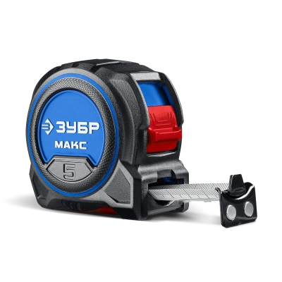 ЗУБР МАКС 5м х 27мм, рулетка со сверхшироким полотном (34060-05-27)